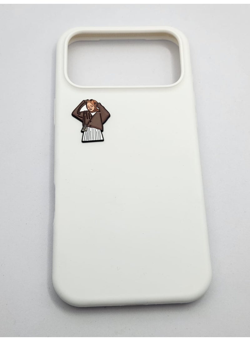 Kipfy Hijabi Girl Logo Sticker Badge Metal Sticker Decorative Badge for mobile,laptop Backpacks,Accessories Fans Stickers Display for I pad,and Collectors Walls, Doors, Cars, Trucks, Motorcycles Fridge - Image 3